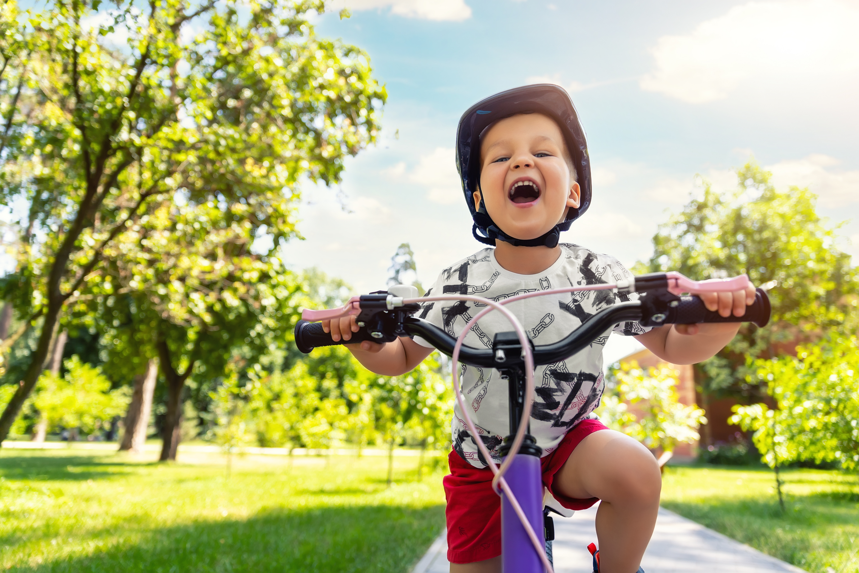 Children on bike